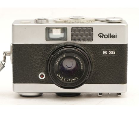 A Rollei B 35 with Carl Zeiss Triotar f/3.5 40mm lens.