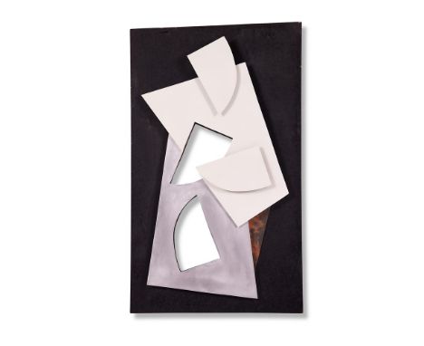 λ&nbspHANS RICHTER (GERMAN 1888-1976)  UNTITLED Mixed media collage on wood  Signed, dated 1972 and variously inscribed (vers
