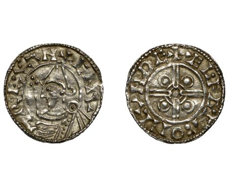 Cnut (1016-1035), Penny, Pointed Helmet type, London, Ælfgeat, æl·fg·et : on lvnde, 1.06g/12h (BEH 1888 var. [b2]; SCBI Copen