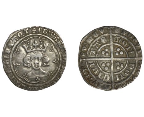 Edward III (1327-1377), Treaty period, Groat, London, mm. cross potent, double annulet stops, rev. double saltire stops, 4.51