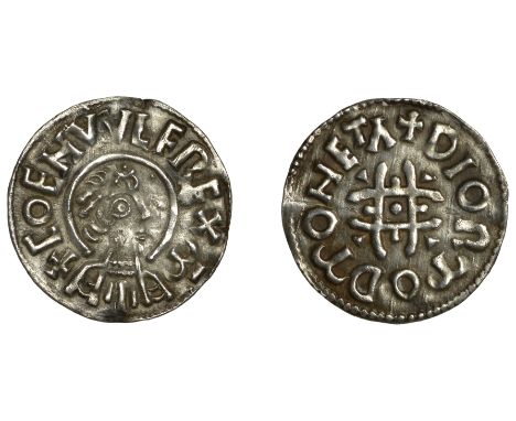 Kings of Mercia, Coenwulf (796-821), Penny, Gp IV, Portrait type, Canterbury, Diormod, diademed bust right, rev. diormod mone