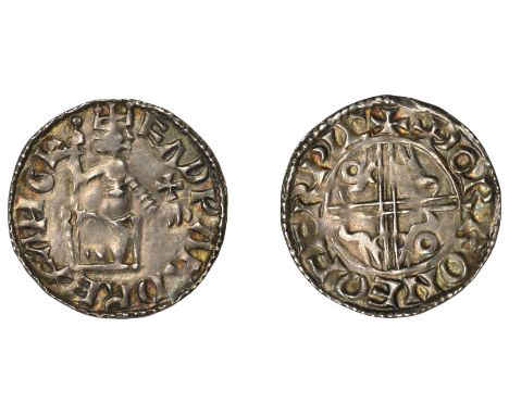 Edward the Confessor (1042-1066), Penny, Sovereign/Eagles type, York, Thorr, dorr on eoferpic, annulets in first and fourth q