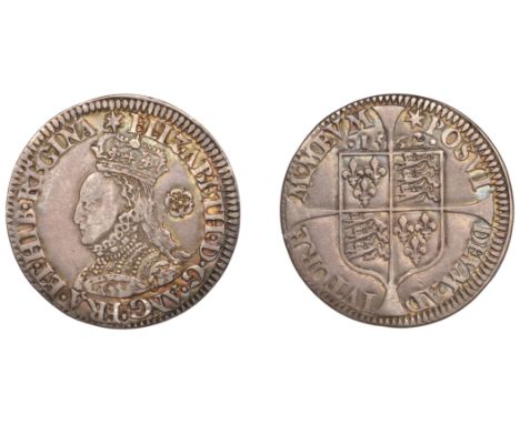 Elizabeth I (1558-1603), Milled coinage, Sixpence, 1562, mm. star, bust D, broader bust, decorated dress, cross pattée on rev