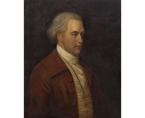 English School (circa 1800) A portrait of a gentleman, in the manner of Gainsborough, half length, 78cm x 63 cm