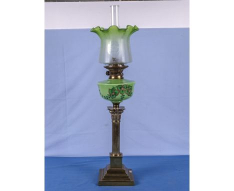Victorian oil lamp