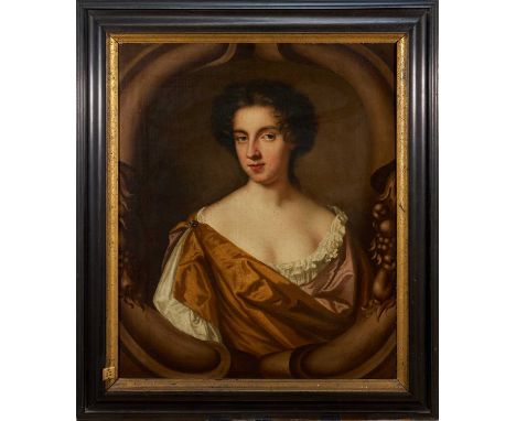 Mary Beale (1632-1697) oil on canvas - portrait of a lady, believed to be Lady Sadleir, signed and dated 1685, 76cm x 63.5cm,