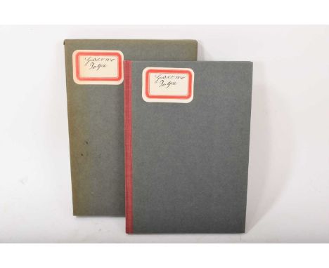 James Joyce, Giacomo Joyce, 1968, 1st edition with copies of manuscript, original slip case