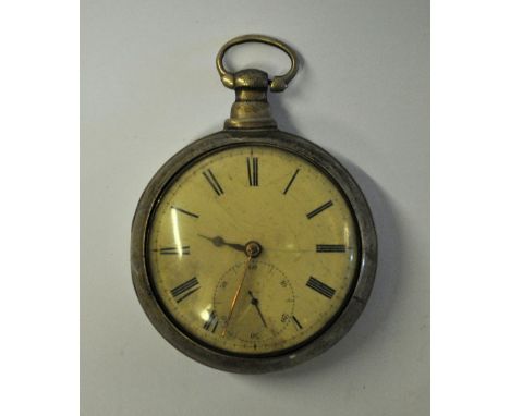 A late George III silver pair-case watch with 'detached lever' escapement by William Walker of Liverpool 1819, the 47 mm off-