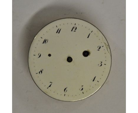 An early 19th century French pocket watch movement signed by Breguet of Paris, the fusee movement striking on two gongs, diam