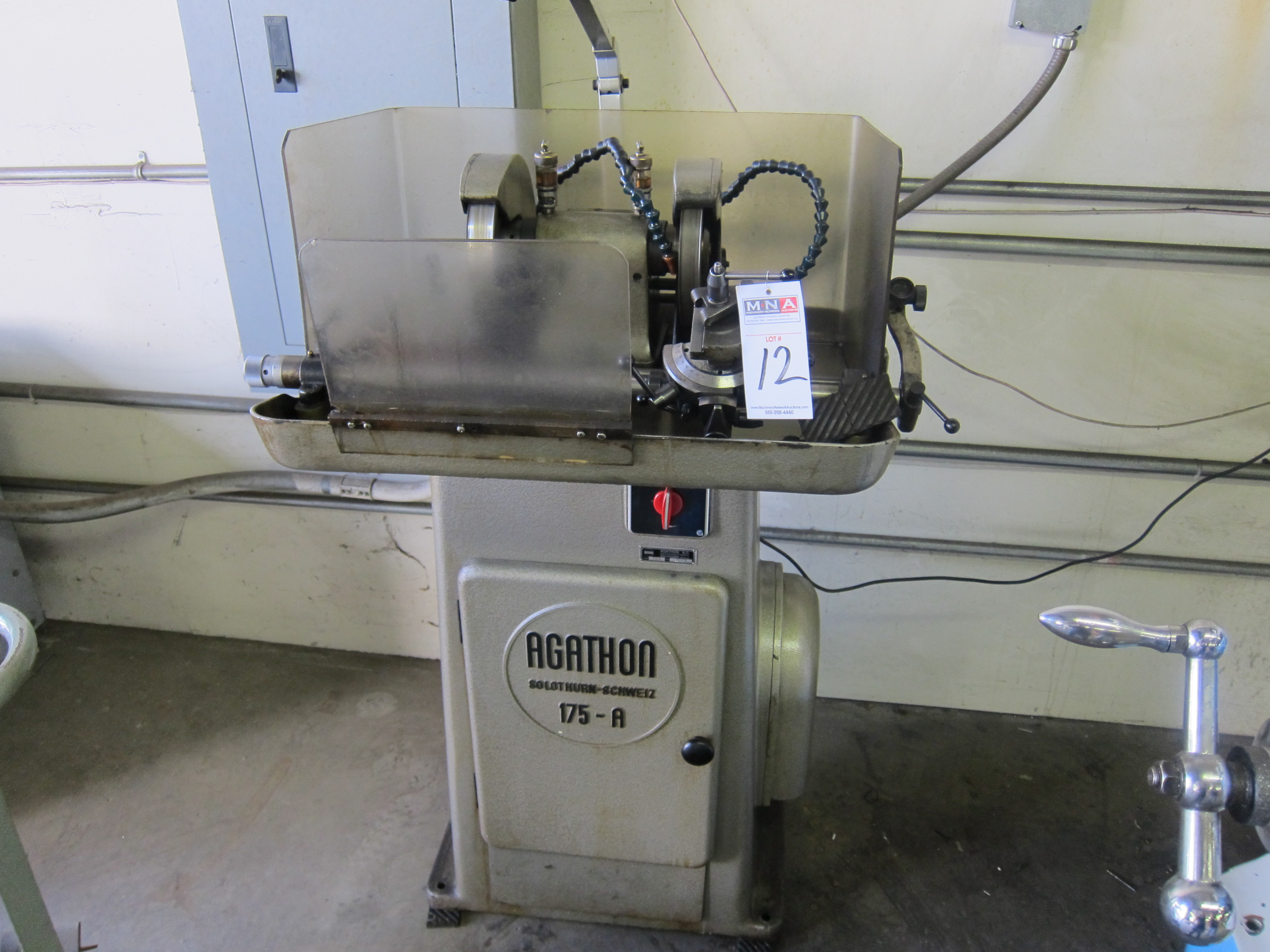 AGATHON DIAMOND TOOL GRINDER, MODEL TYPE 175A S/N 80173215