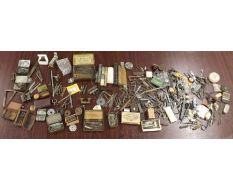 Selection of various tools from a watchmakers workshop