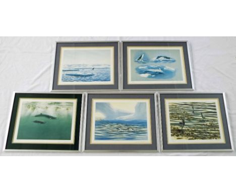 After Bruce Pearson (20th century) - Gulls flying above seaweed, signed artist's proof, limited edition print, no.51/500; tog