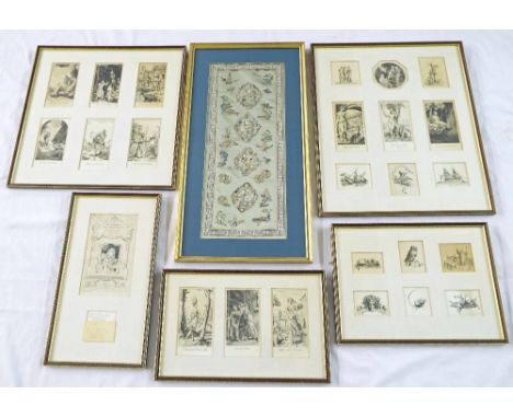 After The Antique (19th century) - 'The Lion in Love', together with eight further prints, two titled 'Juno and The Peacock',