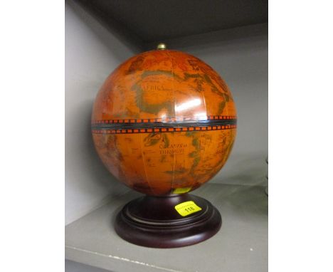 A games compendium in the form of a vintage globe 