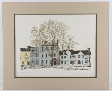 Collection of prints, to include: signed print after Edward Wesson, 31.5 x 49cm, limited-edition lithograph depicting St Gile