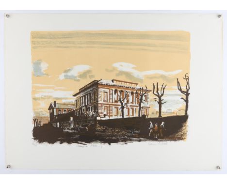 Edwin la Dell (1914-1970), 'Glasgow Academy'. Lithograph. Signed, titled and numbered 72/75 in pencil to margin. Image size 4