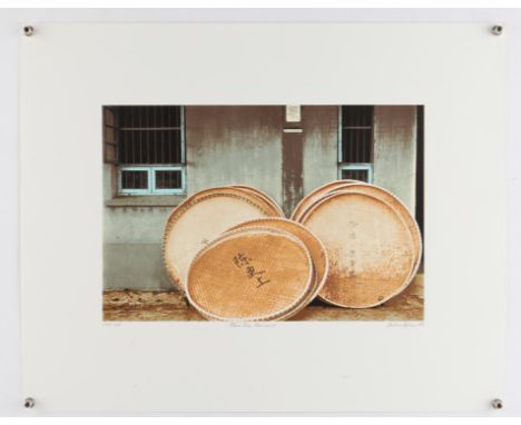 Andrew Holmes (b. 1947), two photolithographs from the China series: 'Silkworm Tray', signed, titled and numbered 72/110 in p