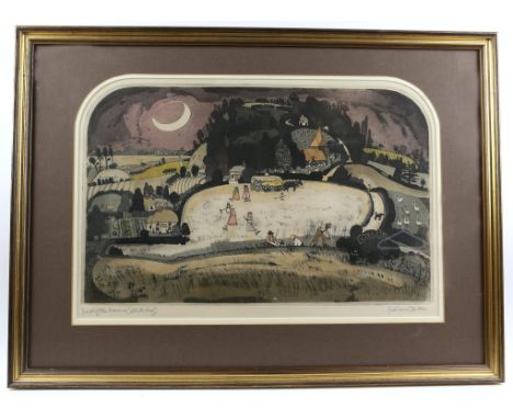 Graham Clarke (British, b. 1941), 'Lord of the Mowers', artist's proof, lithograph in colours, signed and titled in pencil to