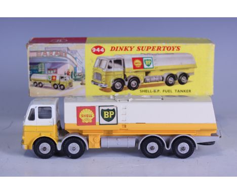 A Dinky Supertoys No. 944 fuel tanker 'Shell BP', boxed (minor playwear, box lid creased, torn and scuffed).Buyer’s Premium 2