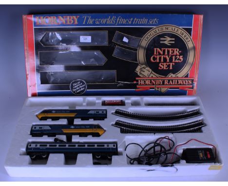 A Hornby Railways gauge OO R.545 Inter-City 125 set, boxed (some parts missing, box and lid damaged).Buyer’s Premium 29.4% (i
