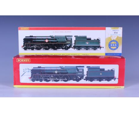 A Hornby gauge OO NRM R.2294 locomotive and tender 'Ellerman Lines', together with an R.2267 locomotive and tender 'Brockleba