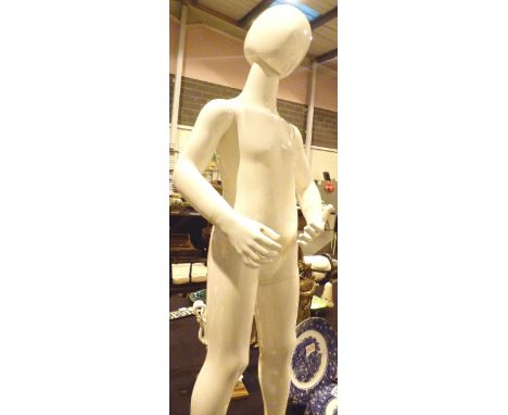 White shop mannequin H: 110 cm