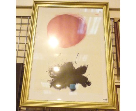 Large Habitat framed print Adolf Gottlieb Blast 1960