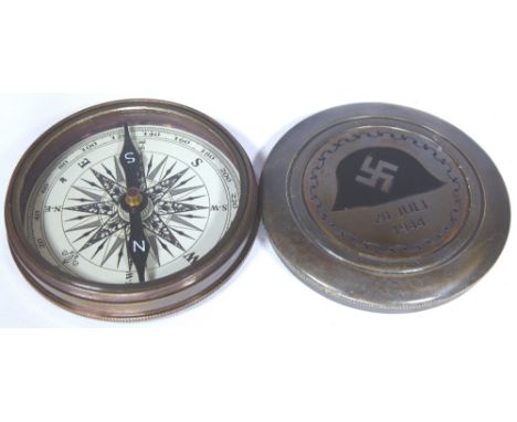 Brass German compass