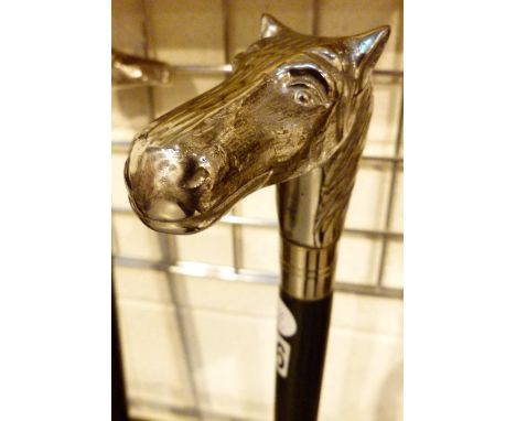 Horses head walking stick 