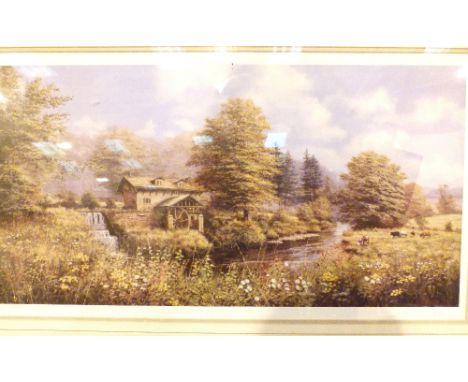 Limited edition Countryside print of a Watermill, 313/500
