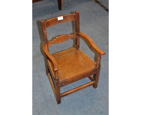Child's Mahogany Armchair Commode 
