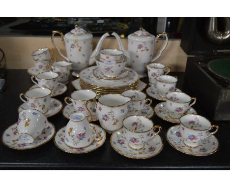 Royal Stafford Floral & Gilt Patterned Tea Service