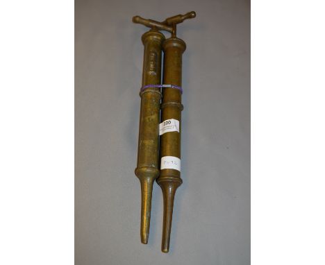 2 Brass Engine Room Engine Pumps