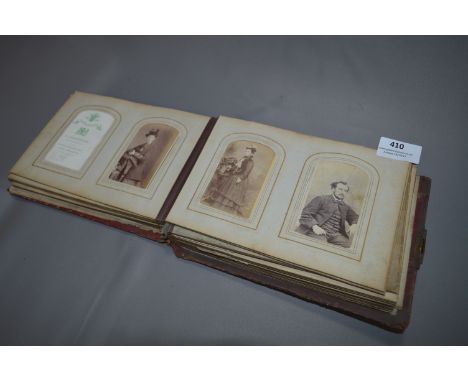 Album of Victorian Studio Portrait Photographs 