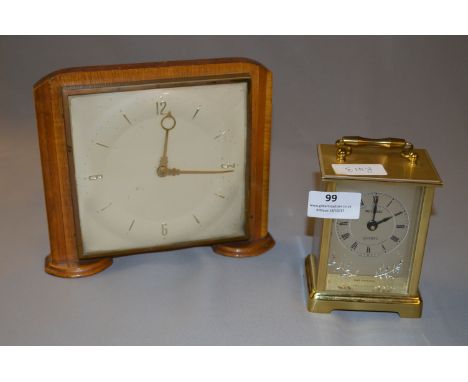 Metamec Carriage Clock & Another 