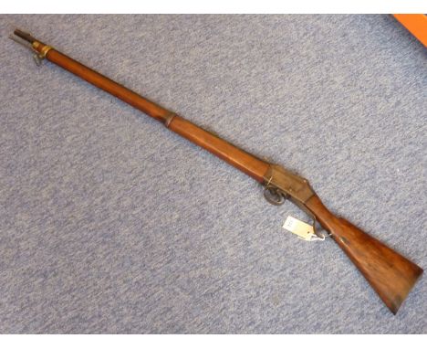 A highly unusual civilian .450 smoothbore Martini Henry manufactured by the Braendlin Armoury for sporting use with the milit