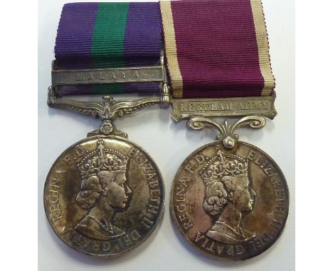 Queen Elizabeth II Long Service and Good Conduct Medal (Regular Army) awarded to S/22253149 W.O.CL. 2.  R. BAXTER R.A.S.C. to