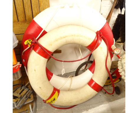 2 Vintage lifebuoys 