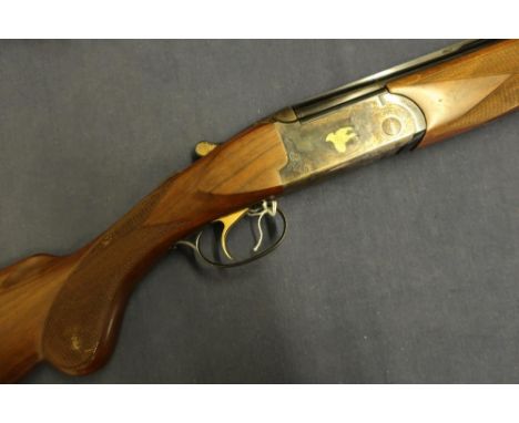 Cased Rottweil 28 bore over and under ejector shotgun with 30 inch barrels, multi chokes, with single trigger and colour hard