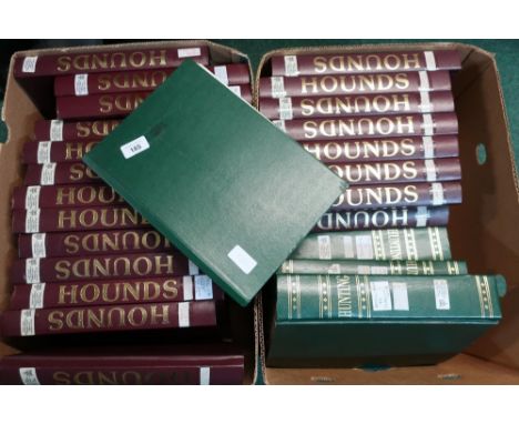 Extremely large collection of bound volumes of The Hounds magazine and Hunting magazine dating from 1990 - 2012 