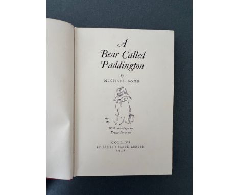 A BEAR CALLED PADDINGTON HARDBACK AND COVER, 1958, FIRST EDITION

WELL USED 