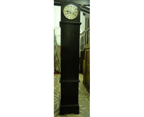 An Edwardian grandmother clock with two train movement.