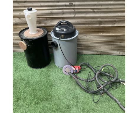 Sip 50 litre dust collector with Sealey DAS50PS orbital sander and cyclone dust collector