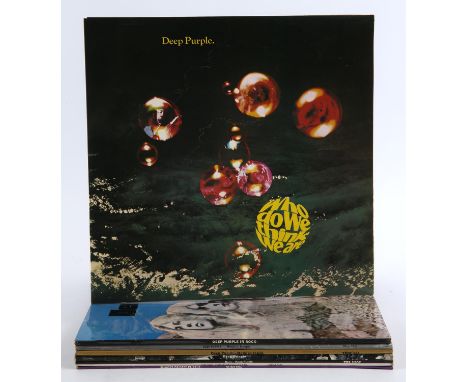 Vinyl records - Shades of Deep Purple (factory sample), The Deep Purple Singles, Burn, Deep Purple, Made In Japan , Made In E