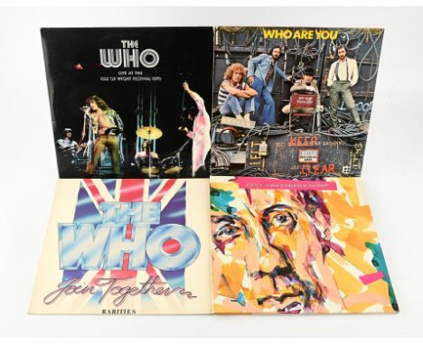 Vinyl records - The Who / solo collection, to include, Pete Townsend 'Another Scoop', Pete Townsend 'The Iron Man', Join Toge