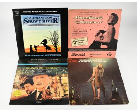 Vinyl records - Film soundtracks to include Mosquito Coast, The Monster Club, Cold Feet, Bugsy Malone and more (80+). 