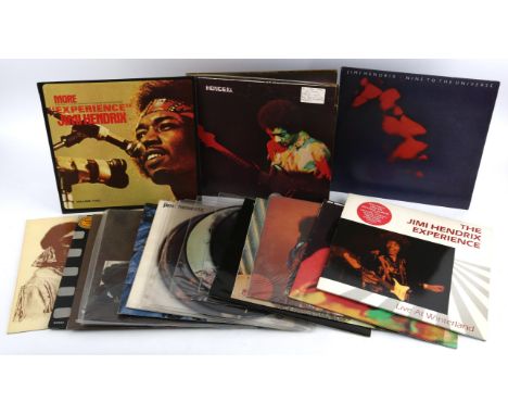 Vinyl records - Jimi Hendrix collection, to include The Jimi Hendrix Experience Live At Winterland, Nine To The Universe, War