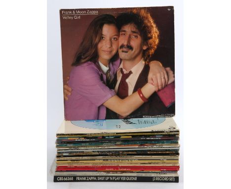 Vinyl records - Frank Zappa collection, to include, Strictly Commercia, The Man From Utopia, Just Another Band From LA, Apost