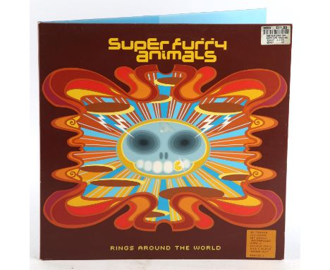 Vinyl record - Super Furry Animals 'Rings Around The World'  Epic double LP