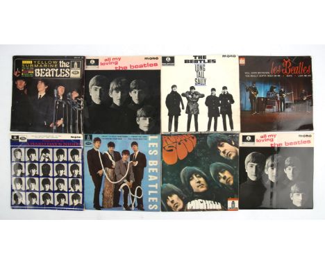 Vinyl records - The Beatles EP collection, to include, All My Loving, Les Beatles, Rubber Soul, A Hard Day's Night, Long Tall
